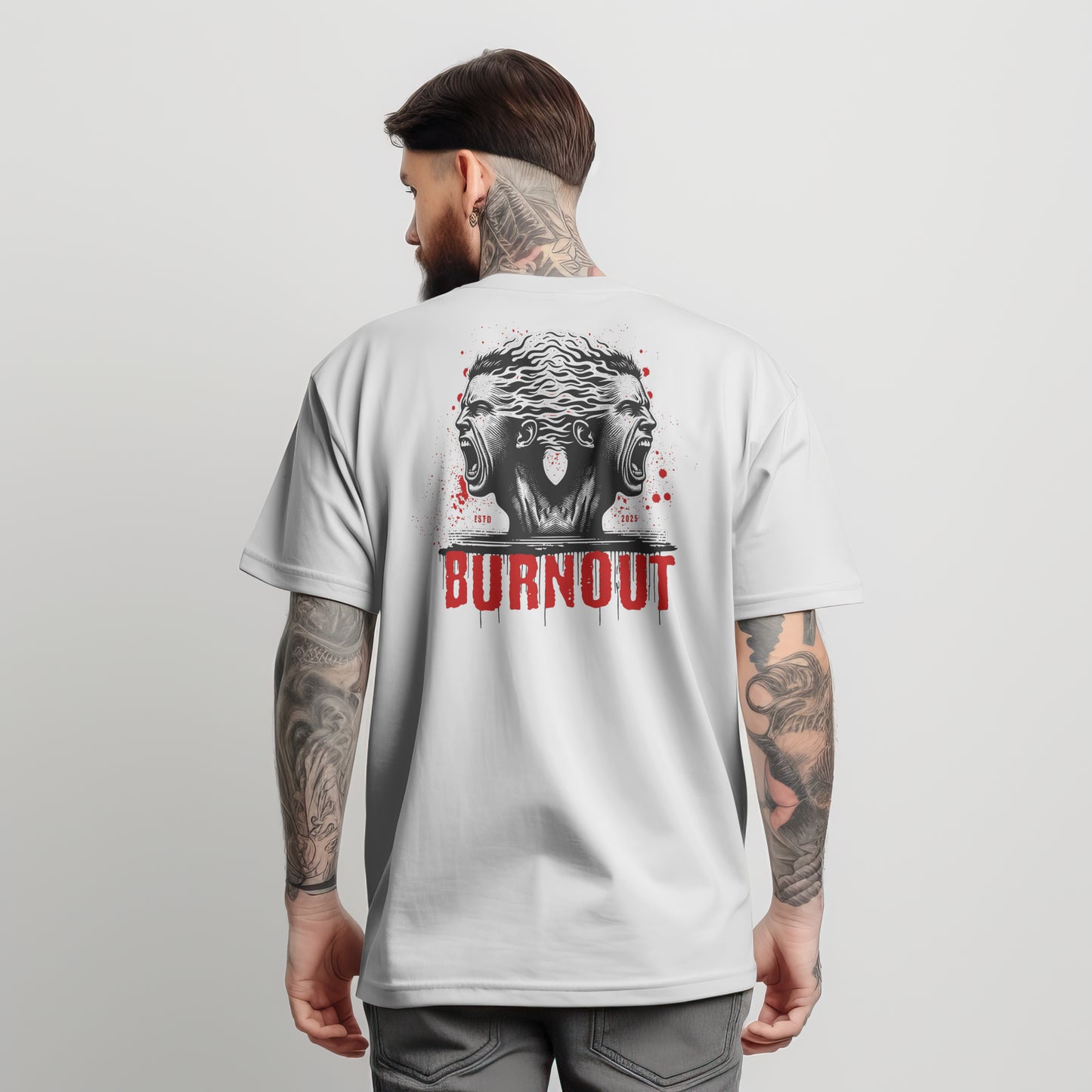 Burnout - depressiv - T-Shirt – Soft Touch,-