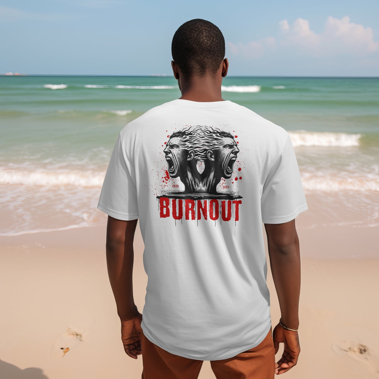 Burnout - depressiv - T-Shirt – Soft Touch,-