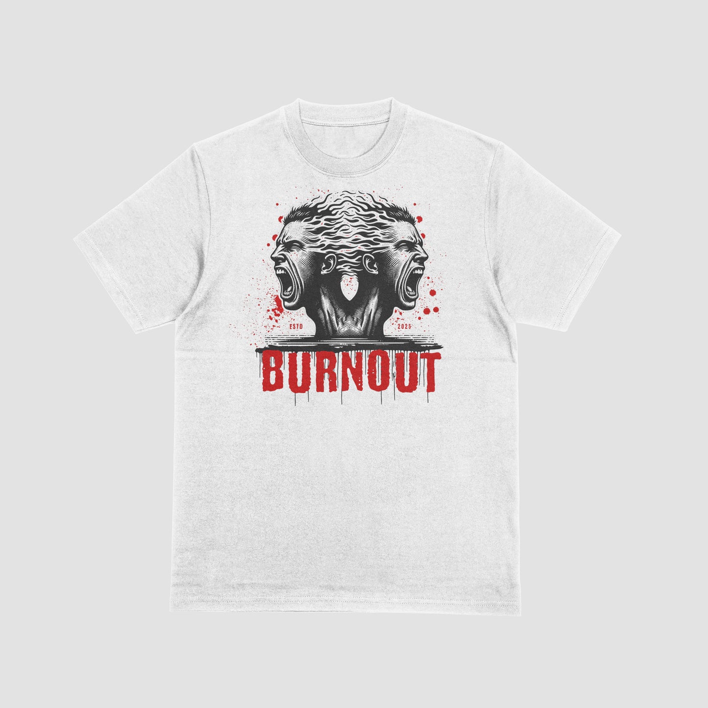 Burnout - depressiv - T-Shirt – Soft Touch,-