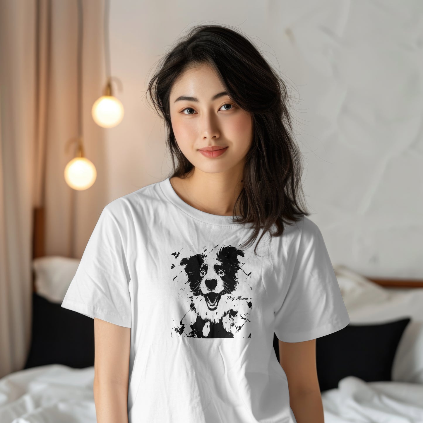 Hund Mama T-Shirt – 100% Airlume Cotton, Unisex Fit, Vibrant Print